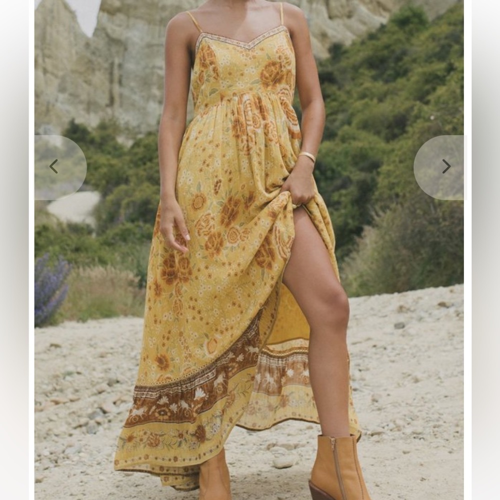 Spell and the Gypsy mystic yellow strappy dress